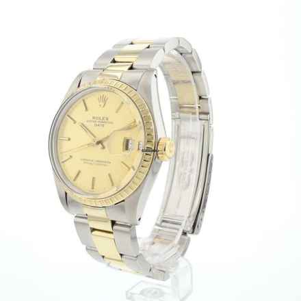  Rolex Oyster Perpetual Date 34MM Steel Gold Oyster 