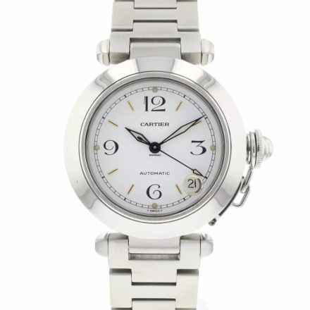  Cartier Pasha C Automatic White Dial 