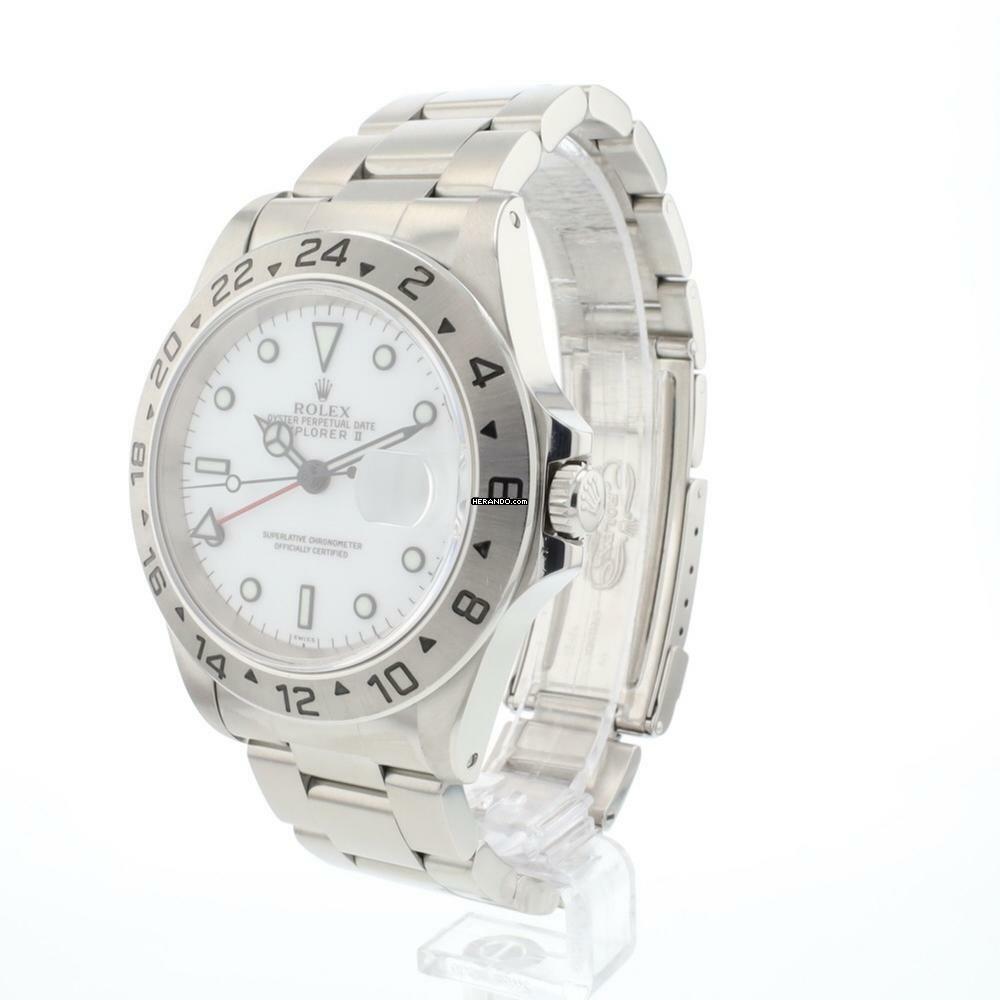  Rolex Explorer II White Dial 