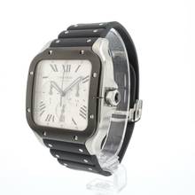 Thumbnail von Cartier Santos XL Chronograph Silver Dial
