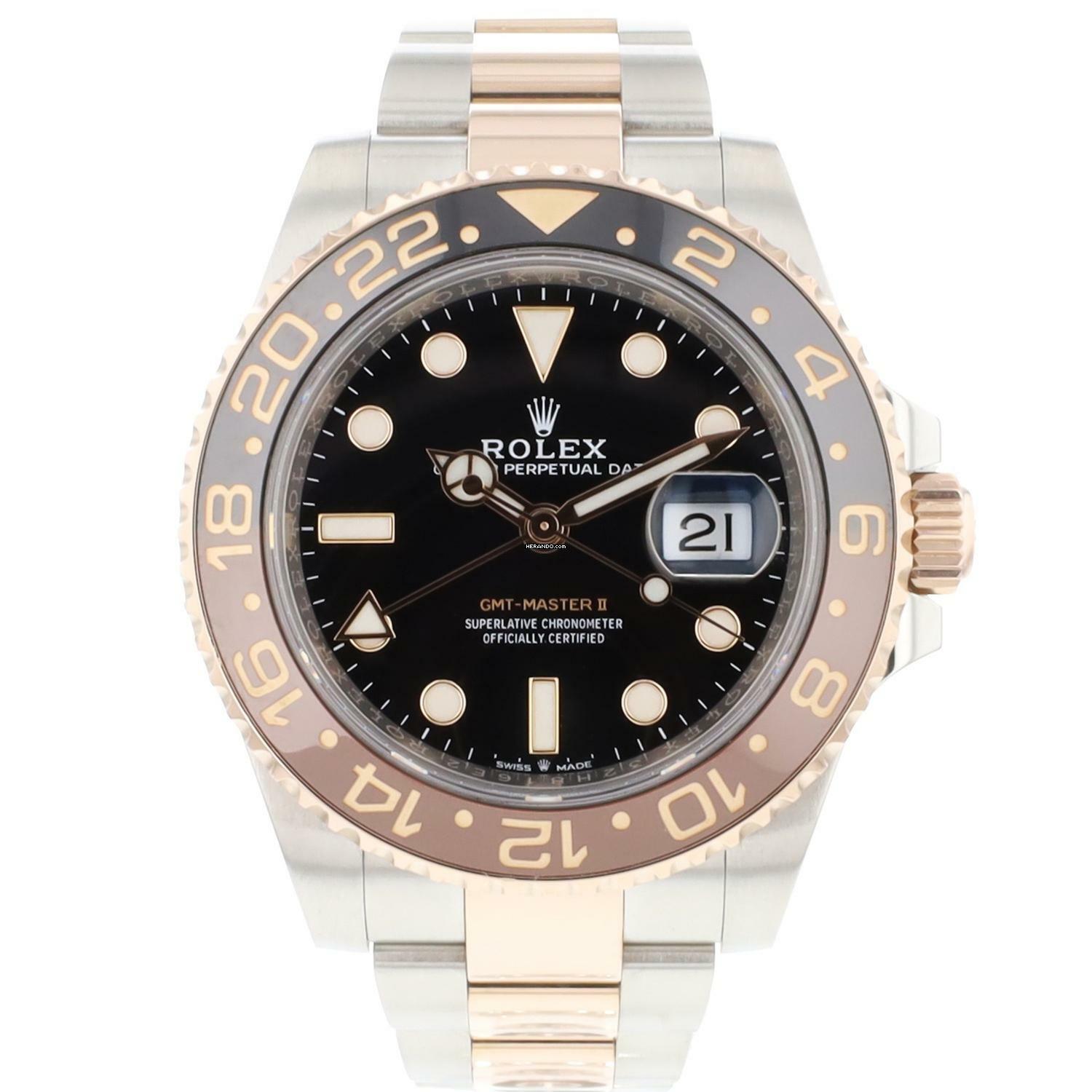  Rolex GMT-Master II Steel Everosegold 