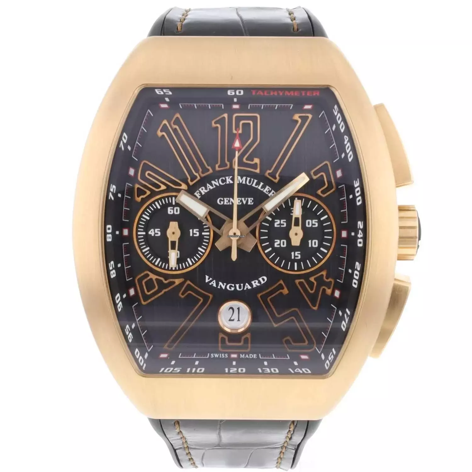  Franck Muller Vanguard Chronograph Rose Gold NEW 