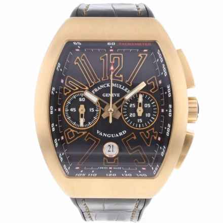  Franck Muller Vanguard Chronograph Rose Gold NEW 
