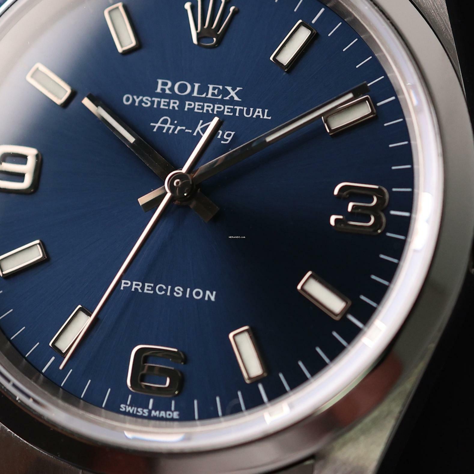 Thumbnail von Rolex Air King Blue Dial
