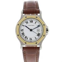 Thumbnail von Cartier Santos Octagon MM Steel Gold Automatic