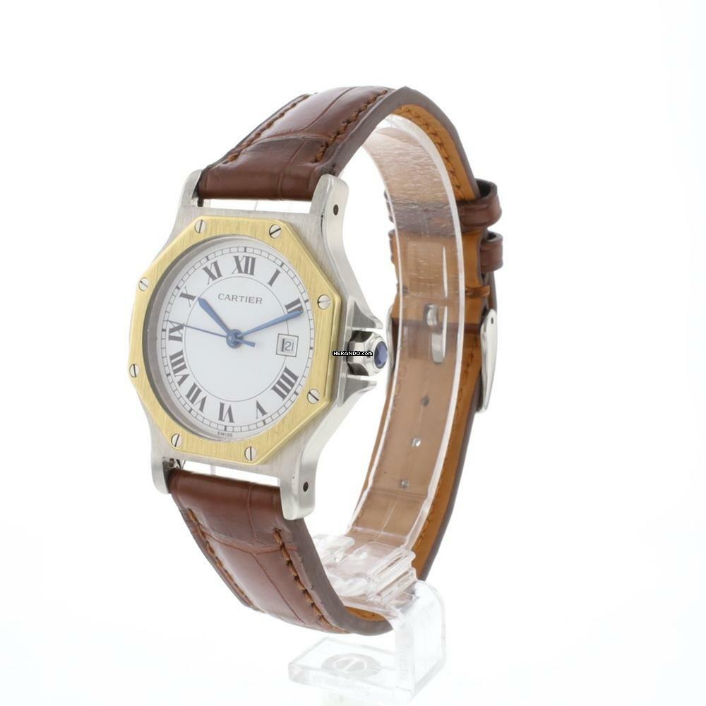 Thumbnail von Cartier Santos Octagon MM Steel Gold Automatic