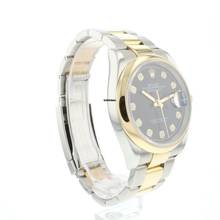 Thumbnail von Rolex Datejust 36 Steel Gold Oyster Black Diamond Dial