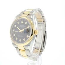 Thumbnail von Rolex Datejust 36 Steel Gold Oyster Black Diamond Dial