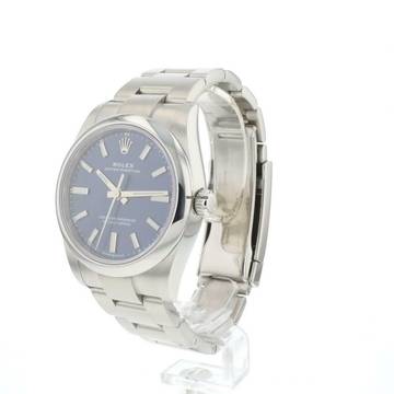  Rolex Oyster Perpetual 34 Blue Dial 