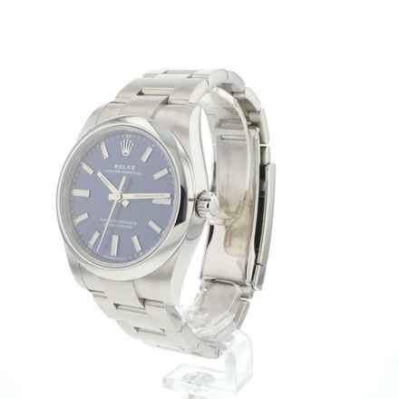  Rolex Oyster Perpetual 34 Blue Dial 