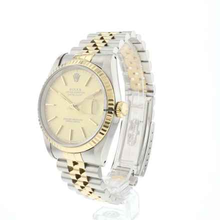  Rolex Datejust 36 Steel Gold Jubilee Fluted Champagne Dial 