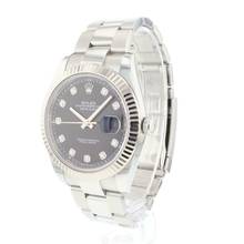 Thumbnail von Rolex Datejust 41 Oyster Fluted Black Diamond Dial