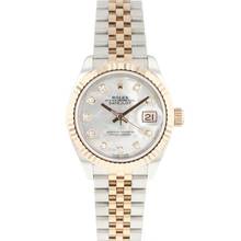 Thumbnail von Rolex Lady-Datejust 28MM Steel Everose Gold Jubilee Fluted Diamond MoP Dial
