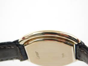 Thumbnail von Cartier Ellipse Jumbo 18 Karat Gelbgold mit original Krokoband und Faltschließe Top Zustand