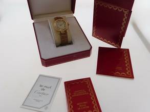 Thumbnail von Cartier Pasha C Automatik mit origin Brillantlünette 18 Karat Gelbgold 36 mm im TOP Zustand Full Set