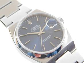 Thumbnail von Rolex Datejust Oysterquartz Herrenuhr 36 mm im Original Zustand blaues Blatt Volles Top Band alle Glieder von 1988 L Serie