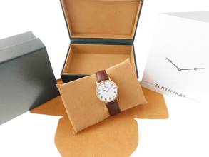 Thumbnail von Jaeger-LeCoultre Ultra Thin 18 Karat Gelbgold Herrenuhr im TOP Zustand 33 mm ohne Krone