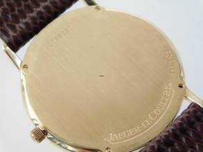 Thumbnail von Jaeger-LeCoultre Ultra Thin 18 Karat Gelbgold Herrenuhr im TOP Zustand 33 mm ohne Krone