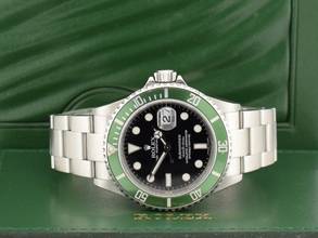 Thumbnail von Rolex Submariner Date 16610lv Kermit Rrr - Card 2008 Ita