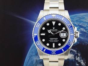 Thumbnail von Rolex Submariner Date 126619lb White Gold Black & Blue - New 2025 Full Stickers