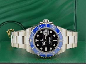 Thumbnail von Rolex Submariner Date 126619lb White Gold Black & Blue - New 2025 Full Stickers
