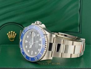 Thumbnail von Rolex Submariner Date 126619lb White Gold Black & Blue - New 2025 Full Stickers