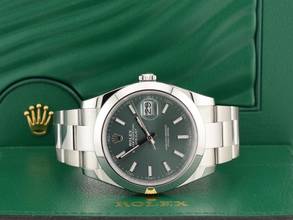 Thumbnail von Rolex Datejust 41 Ii 41mm Green Dial New