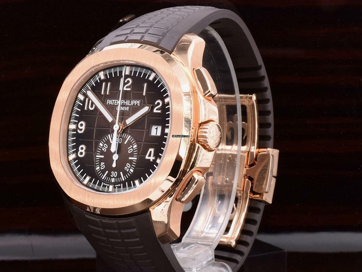 Thumbnail von Patek Philippe Aquanaut Chronograph Rose Gold New 2024 Ita