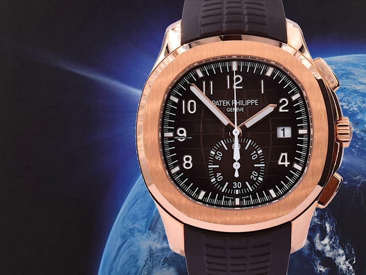 Thumbnail von Patek Philippe Aquanaut Chronograph Rose Gold New 2024 Ita