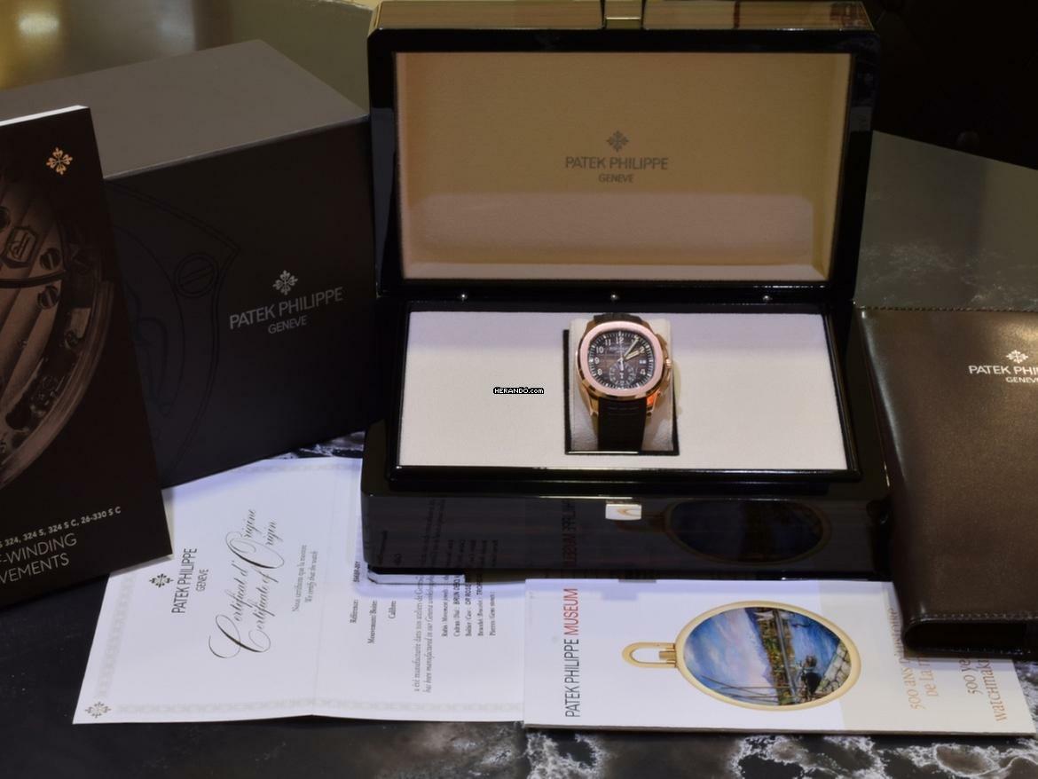 Thumbnail von Patek Philippe Aquanaut Chronograph Rose Gold New 2024 Ita