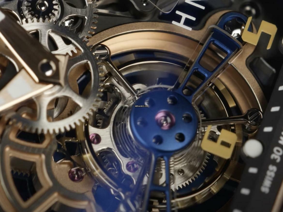 Thumbnail von Richard Mille Rm 17-02 Blue Ceramic Rose Gold Tourbillon Limited Edition Of 30