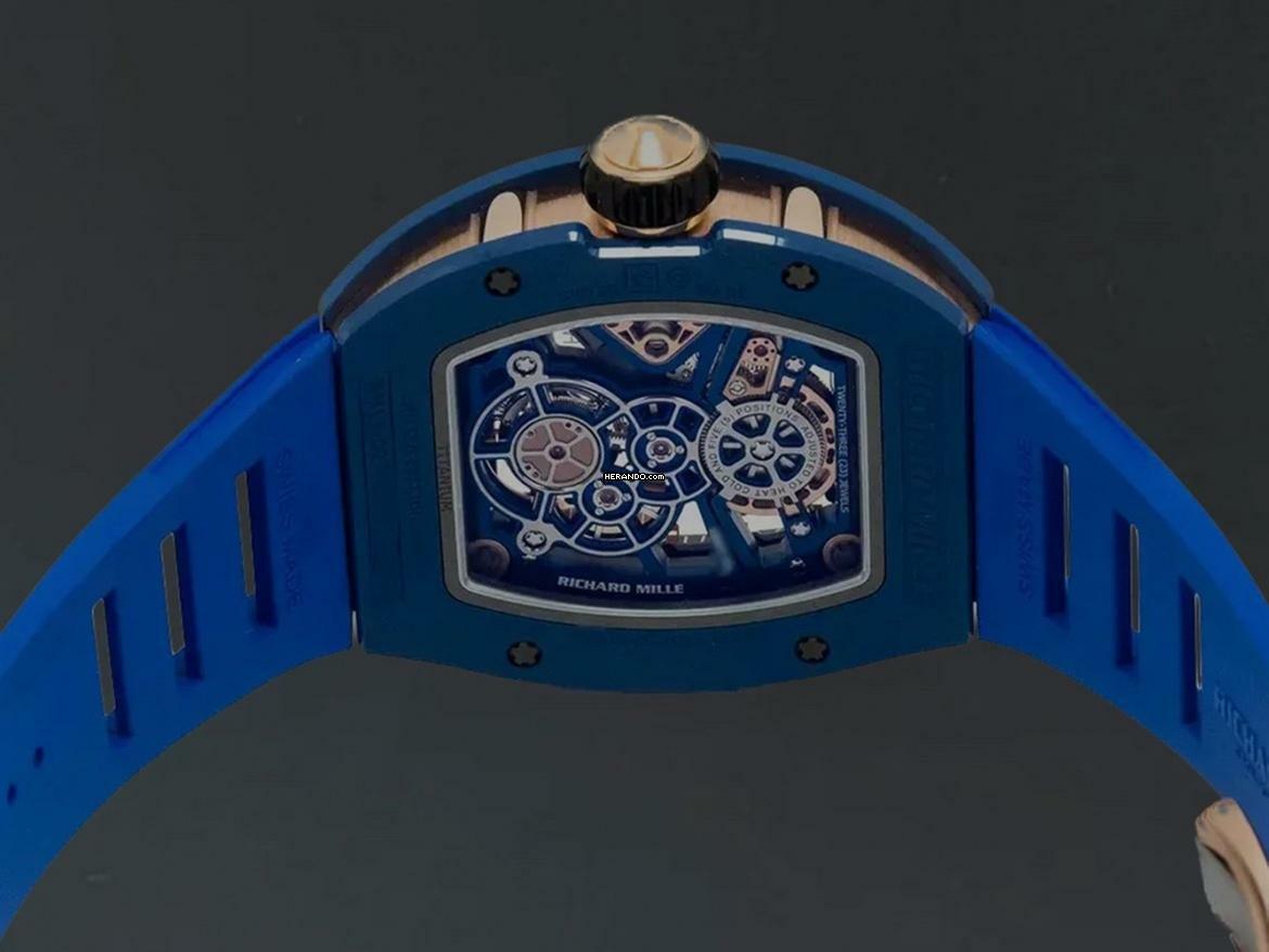 Thumbnail von Richard Mille Rm 17-02 Blue Ceramic Rose Gold Tourbillon Limited Edition Of 30