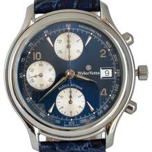 Thumbnail von Wyler Vetta Etanche 3070 chronograph blue dial