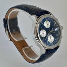 Thumbnail von Wyler Vetta Etanche 3070 chronograph blue dial