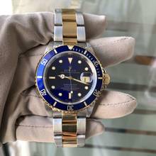 Thumbnail von Rolex Submariner Date 16613 blue tritium dial 1991 Full Set