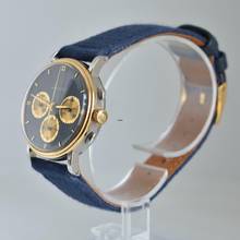 Thumbnail von Hamilton Lancaster U.S.A chronograph 32MM Lemania 1873 blue dial 1970