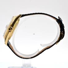 Thumbnail von Rolex Datejust 36 1607 champagne dial bark finish bezel gold 18KT 1964 Full Set