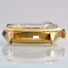 Thumbnail von Rolex Datejust 36 1607 champagne dial bark finish bezel gold 18KT 1964 Full Set