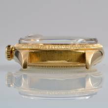 Thumbnail von Rolex Datejust 36 1607 champagne dial bark finish bezel gold 18KT 1964 Full Set