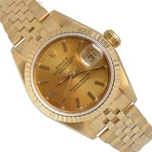 Thumbnail von Rolex Lady-Datejust 69178 Ladies 26MM champagne dial gold 18KT Full Set TOP Condition