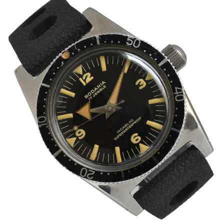  Rodania Diver Superwaterpoof 1212H 666ft Incabloc 1960 