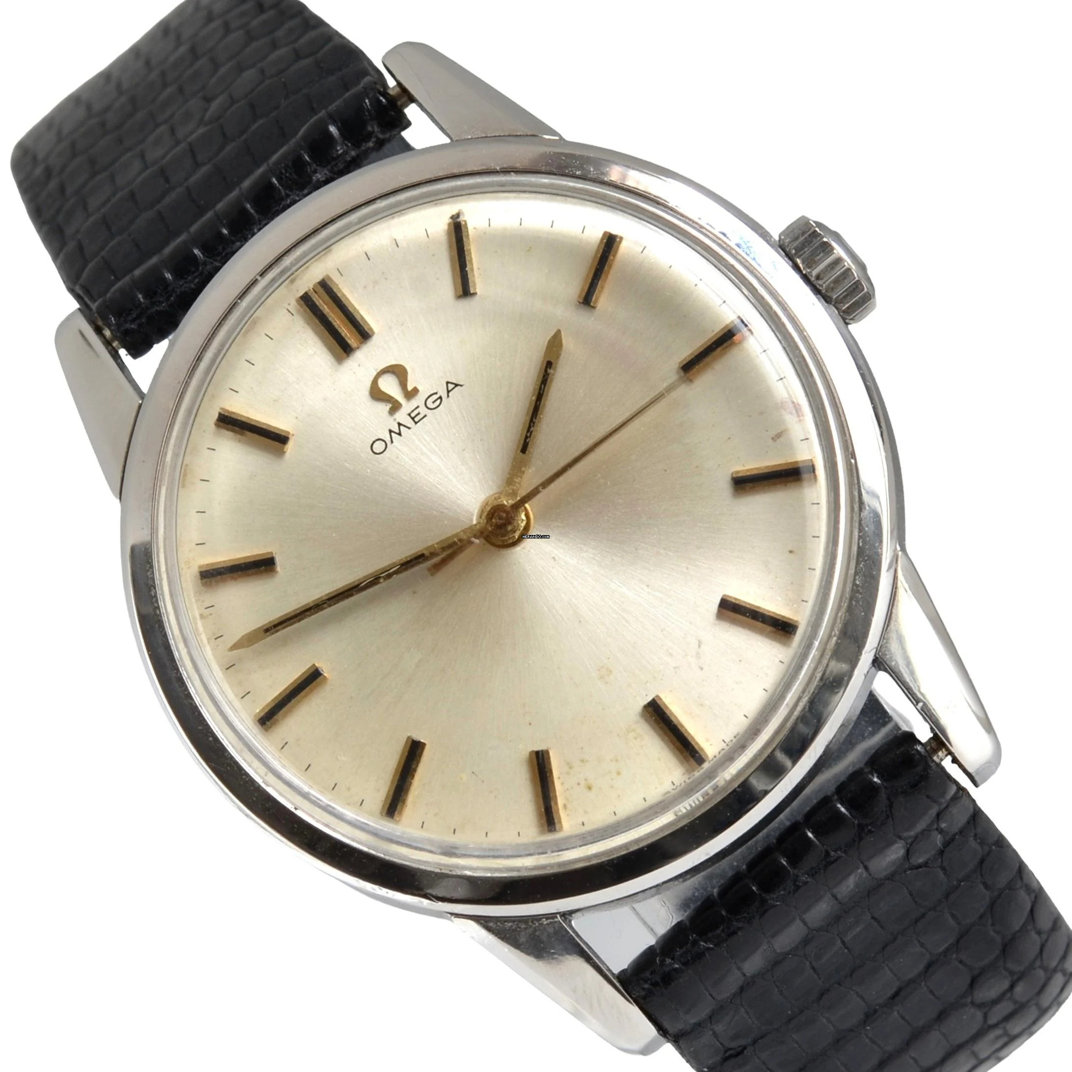  Omega Seamaster No date 14390 silver dial manual winding 1960 