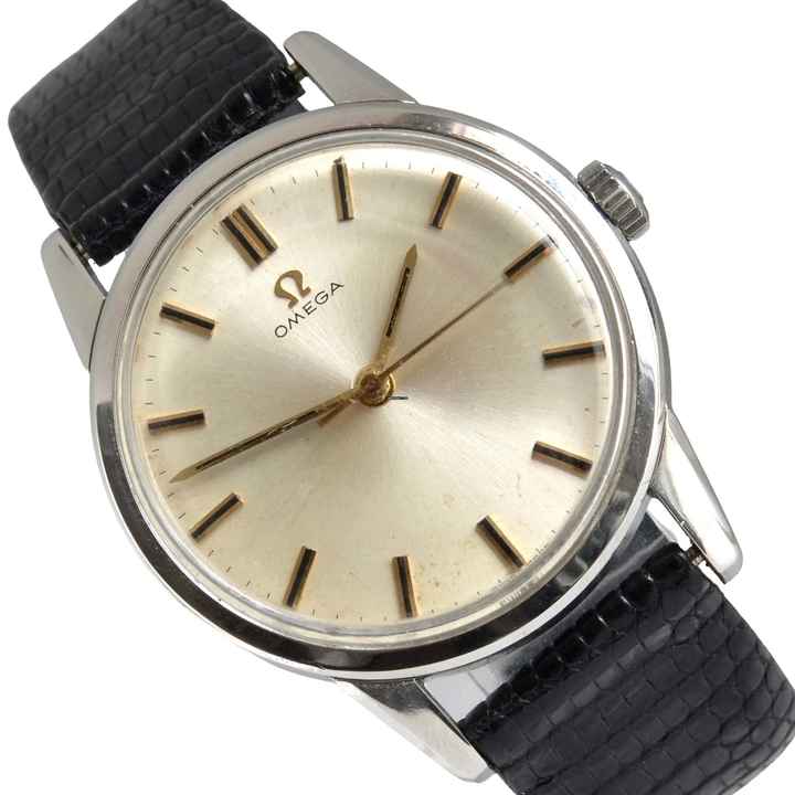  Omega Seamaster No date 14390 silver dial manual winding 1960 