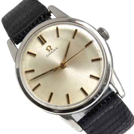  Omega Seamaster No date 14390 silver dial manual winding 1960 