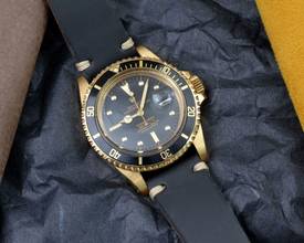 Thumbnail von Rolex Submariner Date 1680/8 black nipple dial yellow gold 18KT TOP Condition 1977 TOP Condition