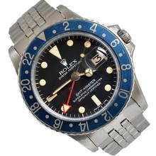 Thumbnail von Rolex GMT-Master 1675 military UAE with blueberry colour bezel 1972's