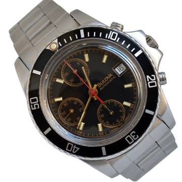  Bulova Chronograph oversize automatic Full Set 
