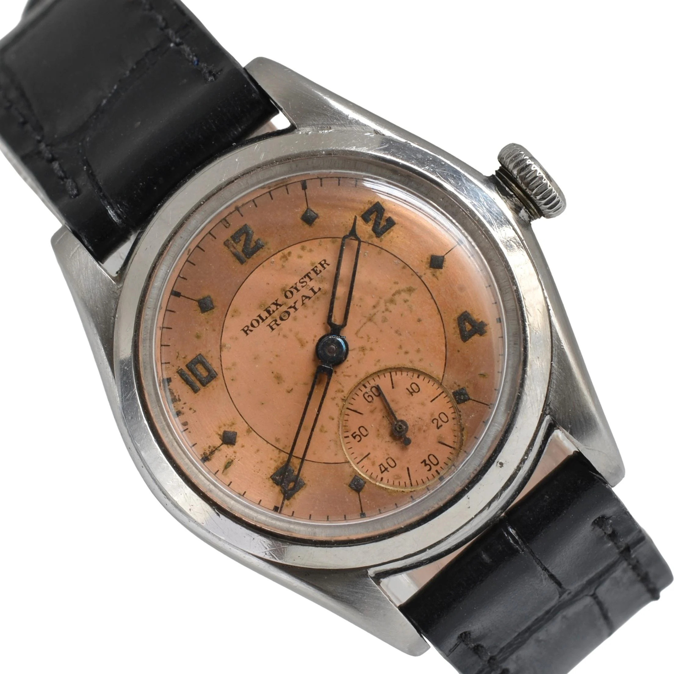 Rolex Oyster Royal 3121 Radium salmon dial 1930
