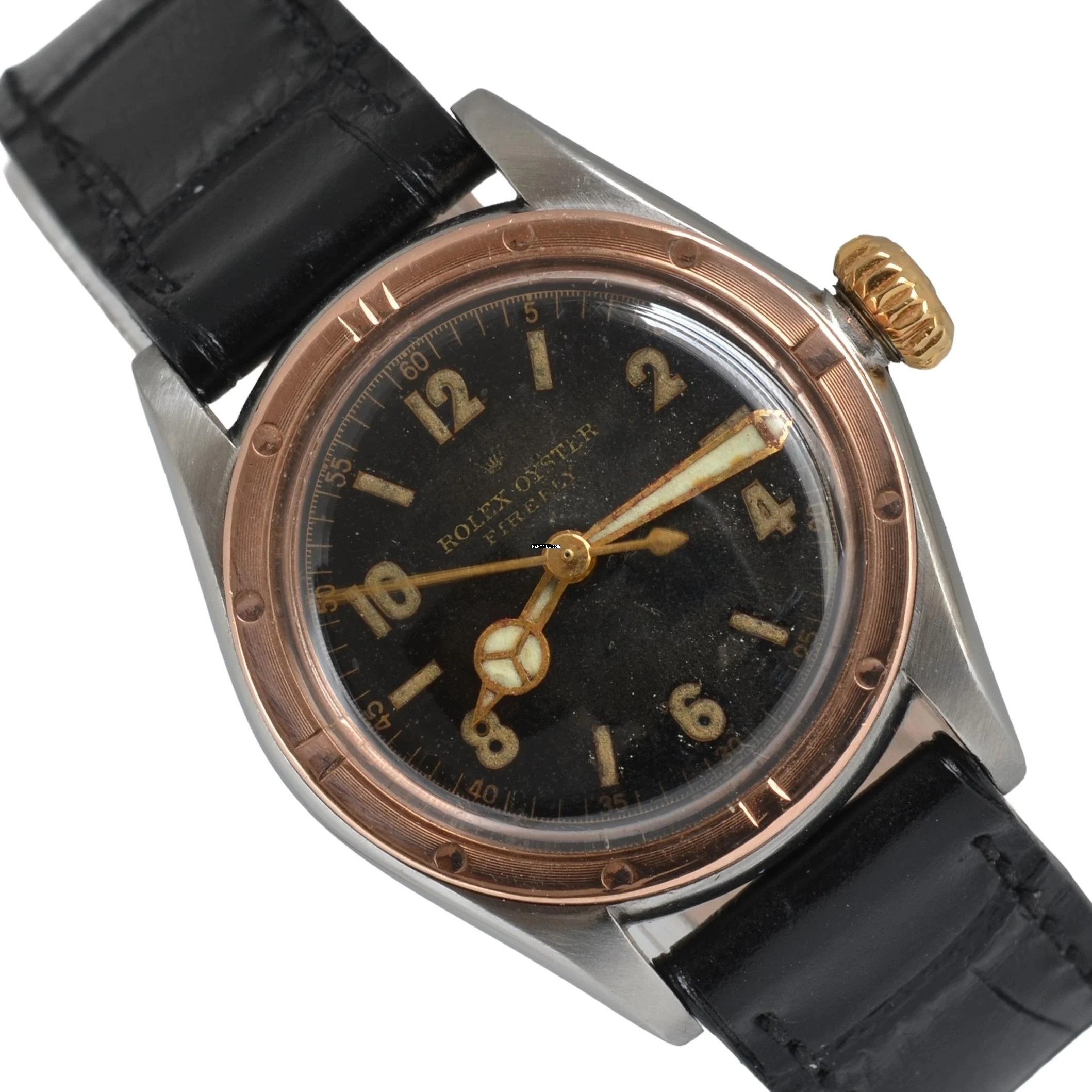 Rolex Oyster Firefly 3121 Radium black dial 1929