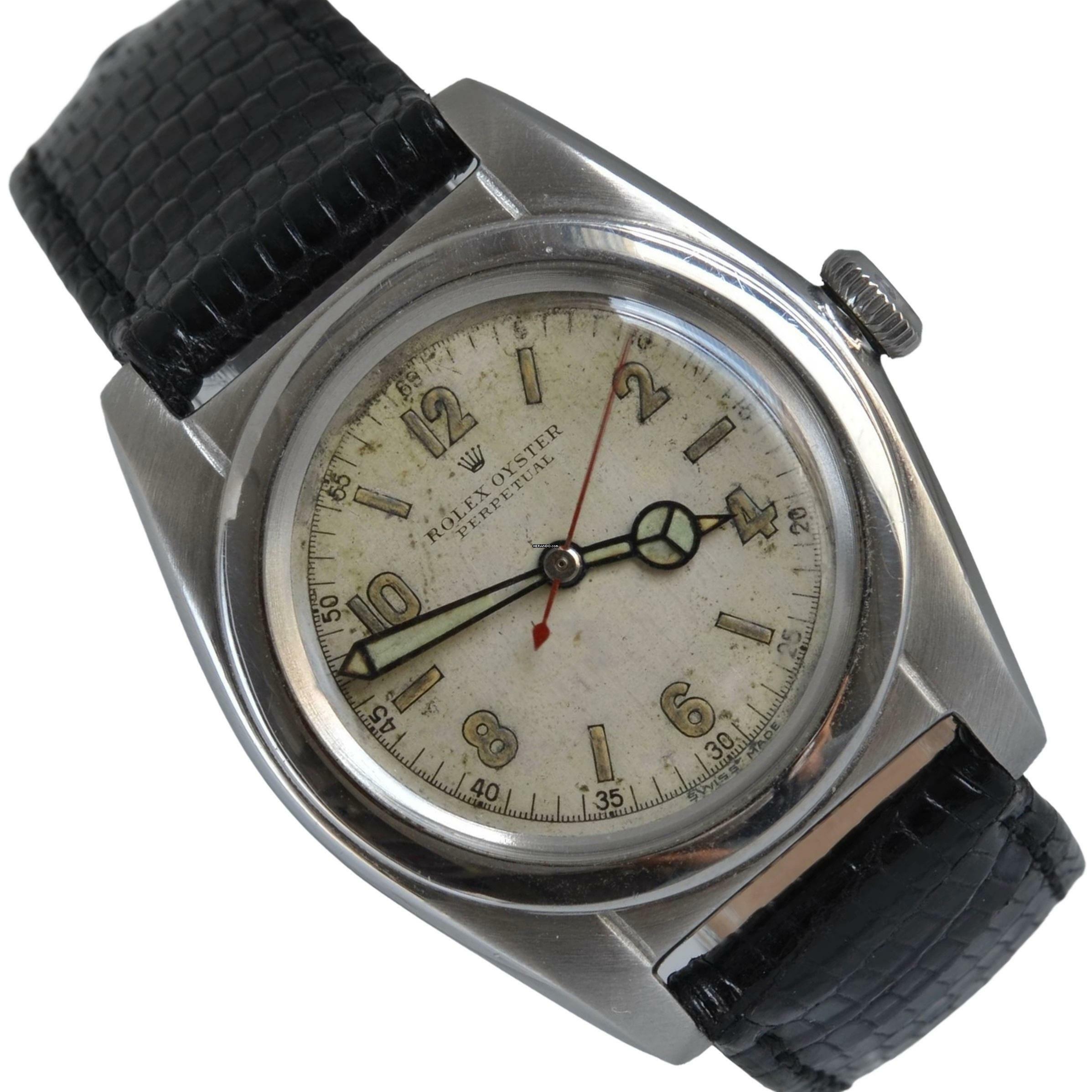 Rolex Oyster Perpetual Ovetto Oyster Perpetual 2940 Chronometer Bubble Back 1942